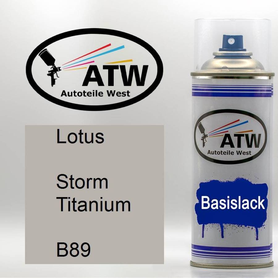 Lotus, Storm Titanium, B89: 400ml Sprühdose, von ATW Autoteile West.
